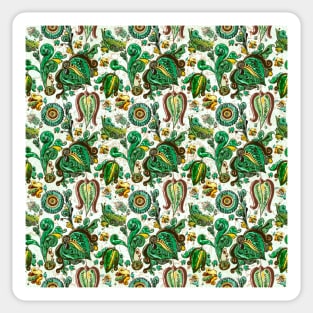 Traditional Ukrainian Floral Seamless Pattern Sticker